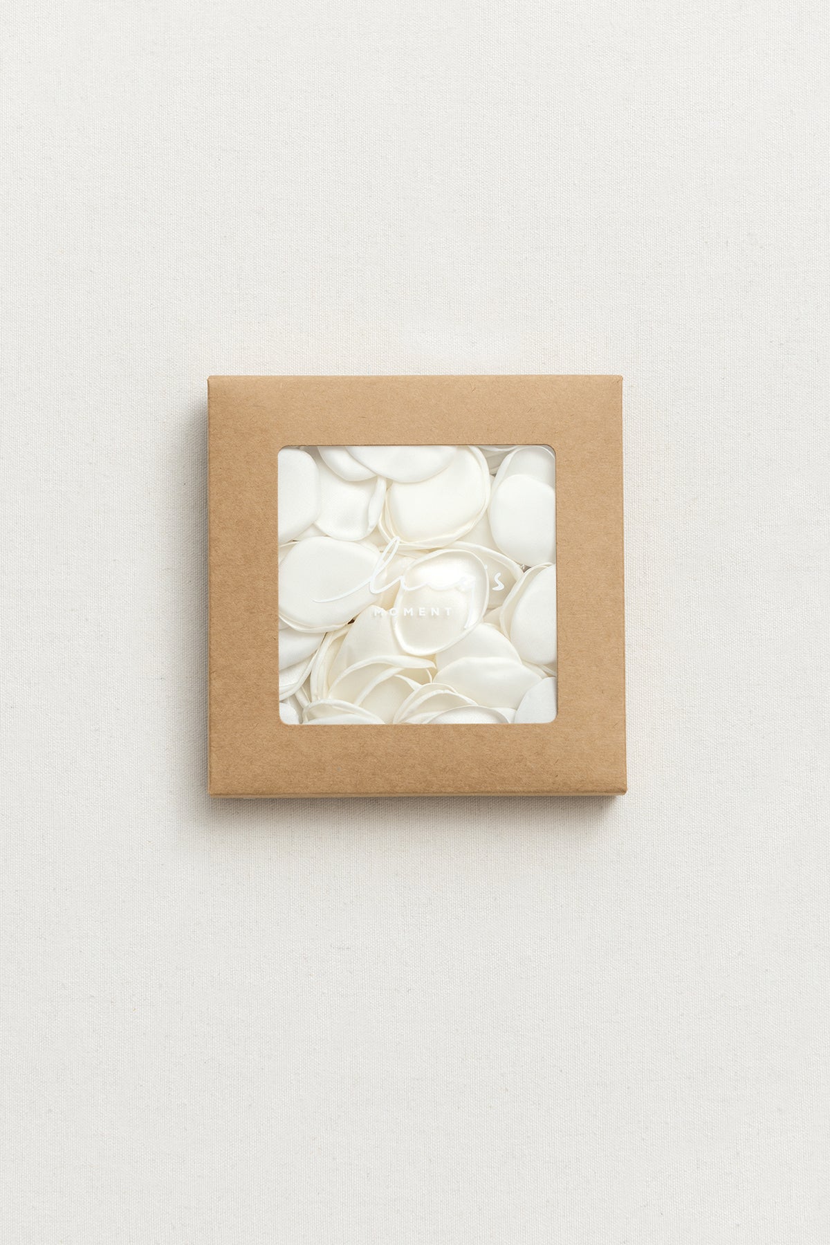 Silk Rose Petals in White & Beige - Image 9
