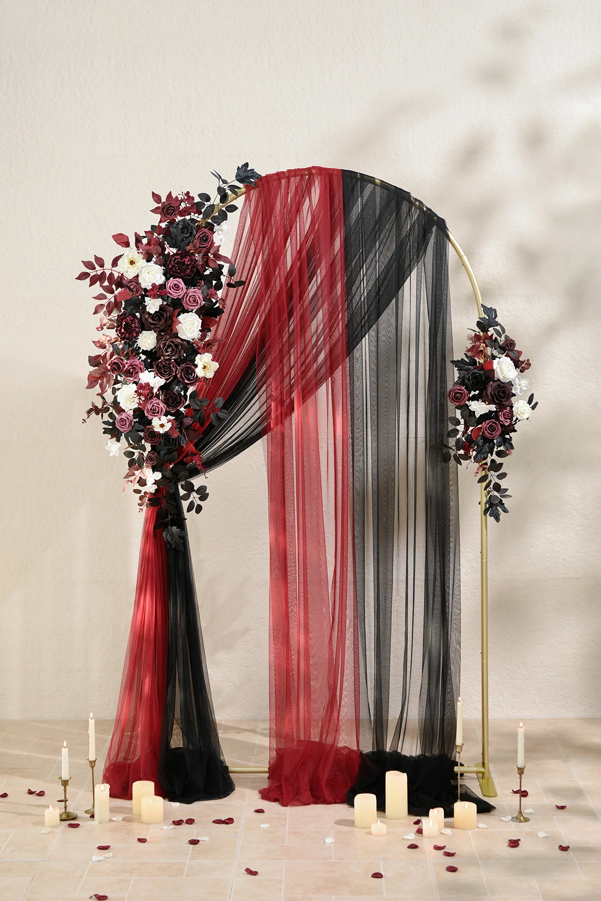 Single Arch Decor Pack in Moody Burgundy & Black | Clearance - Image 2