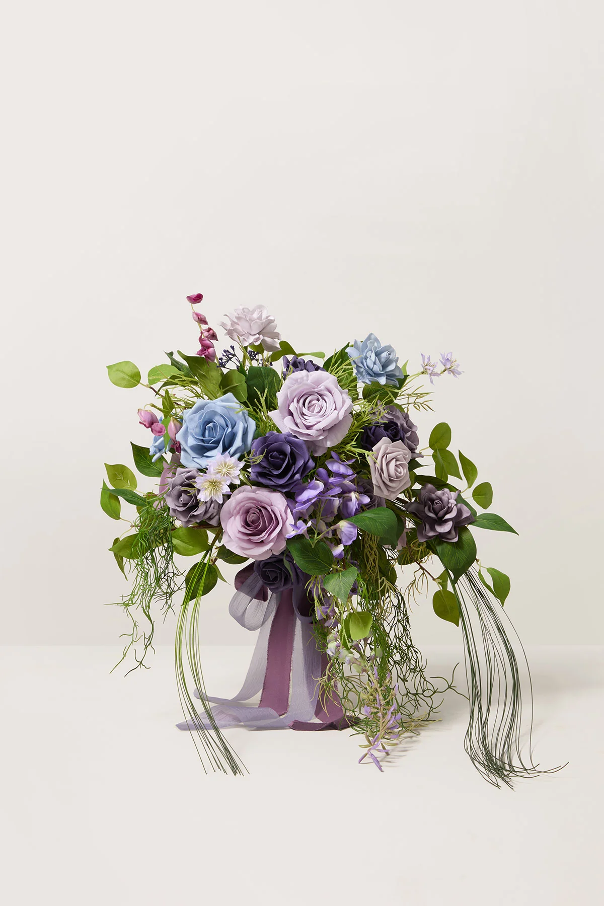 Small Free-Form Bridal Bouquet in Ethereal Purple Dream
