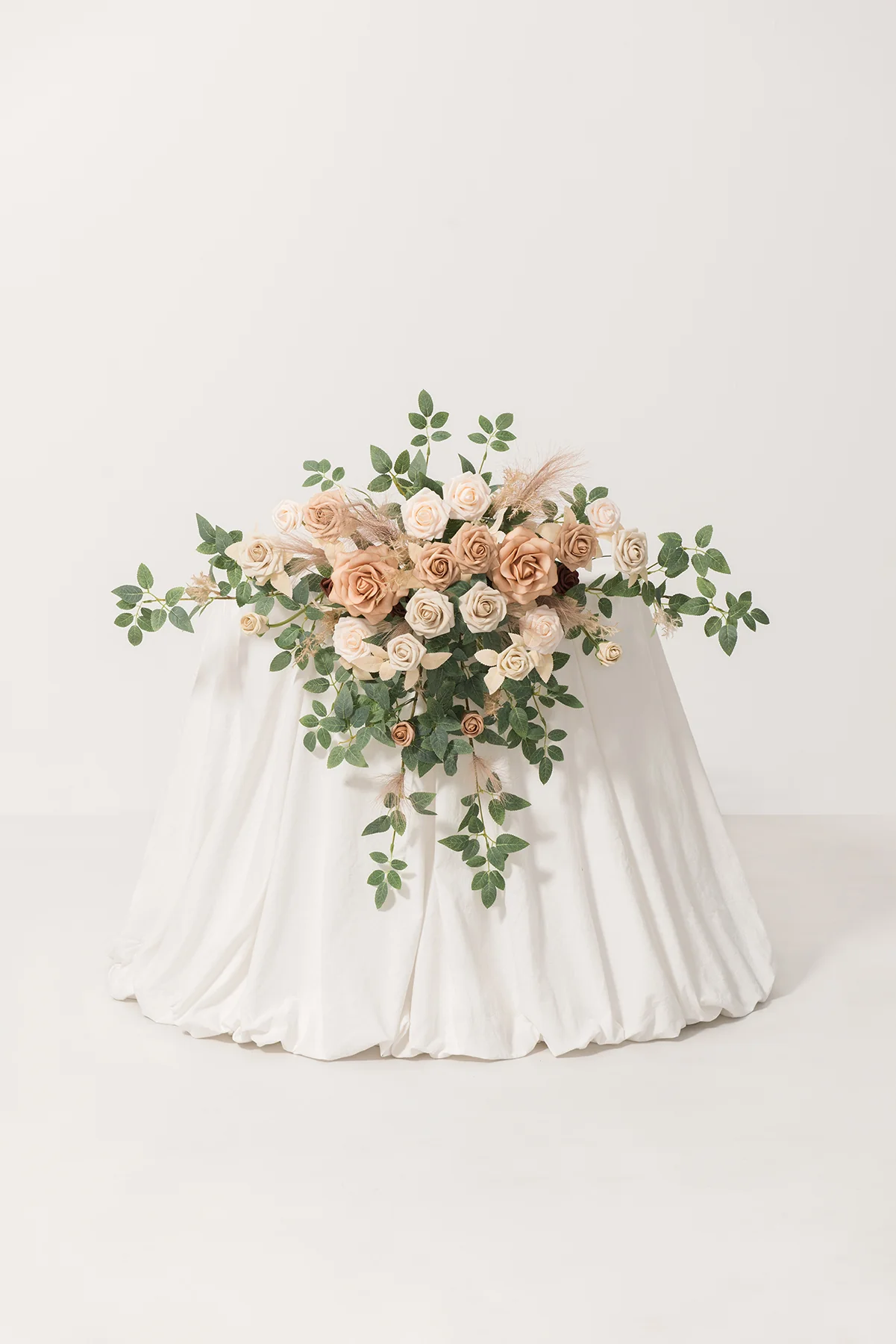 Sweetheart Table Floral Swags in Beige & Sage | Clearance