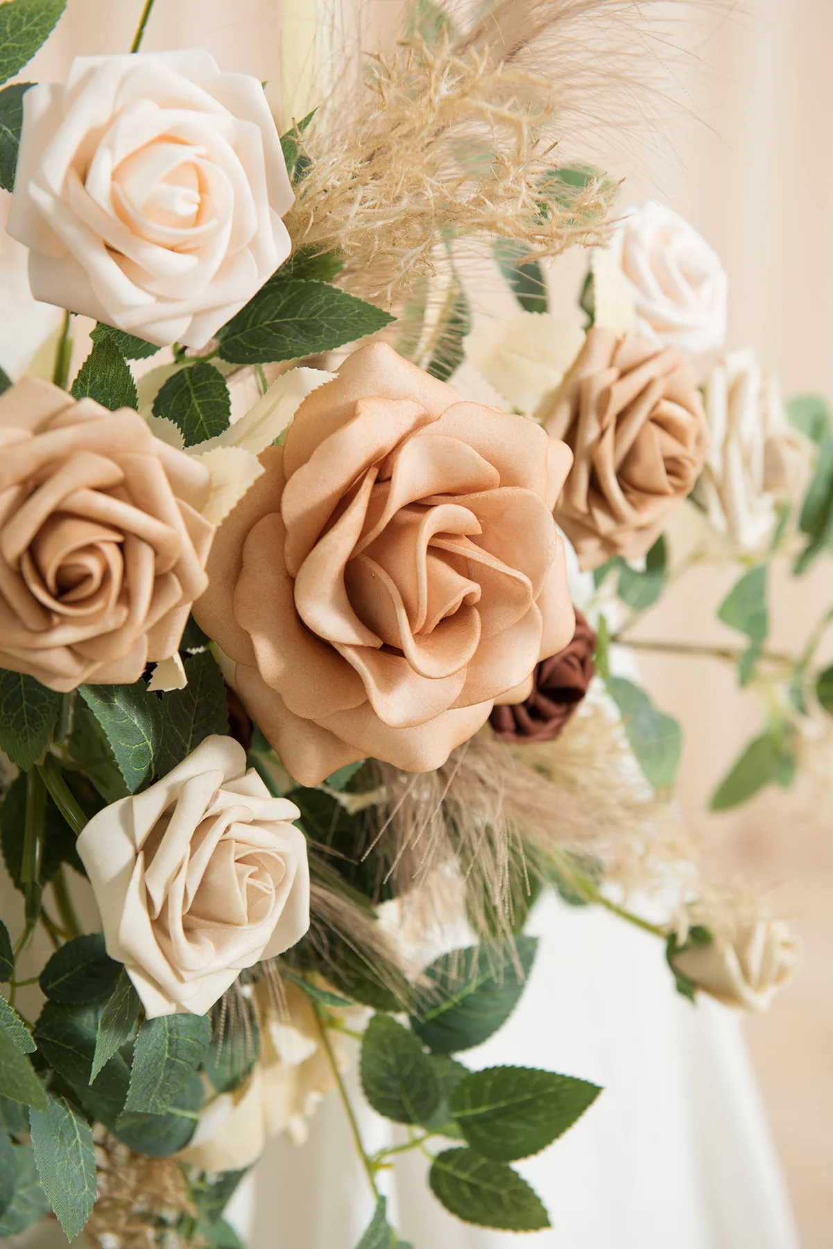 Sweetheart Table Floral Swags in Beige & Sage | Clearance - Image 3