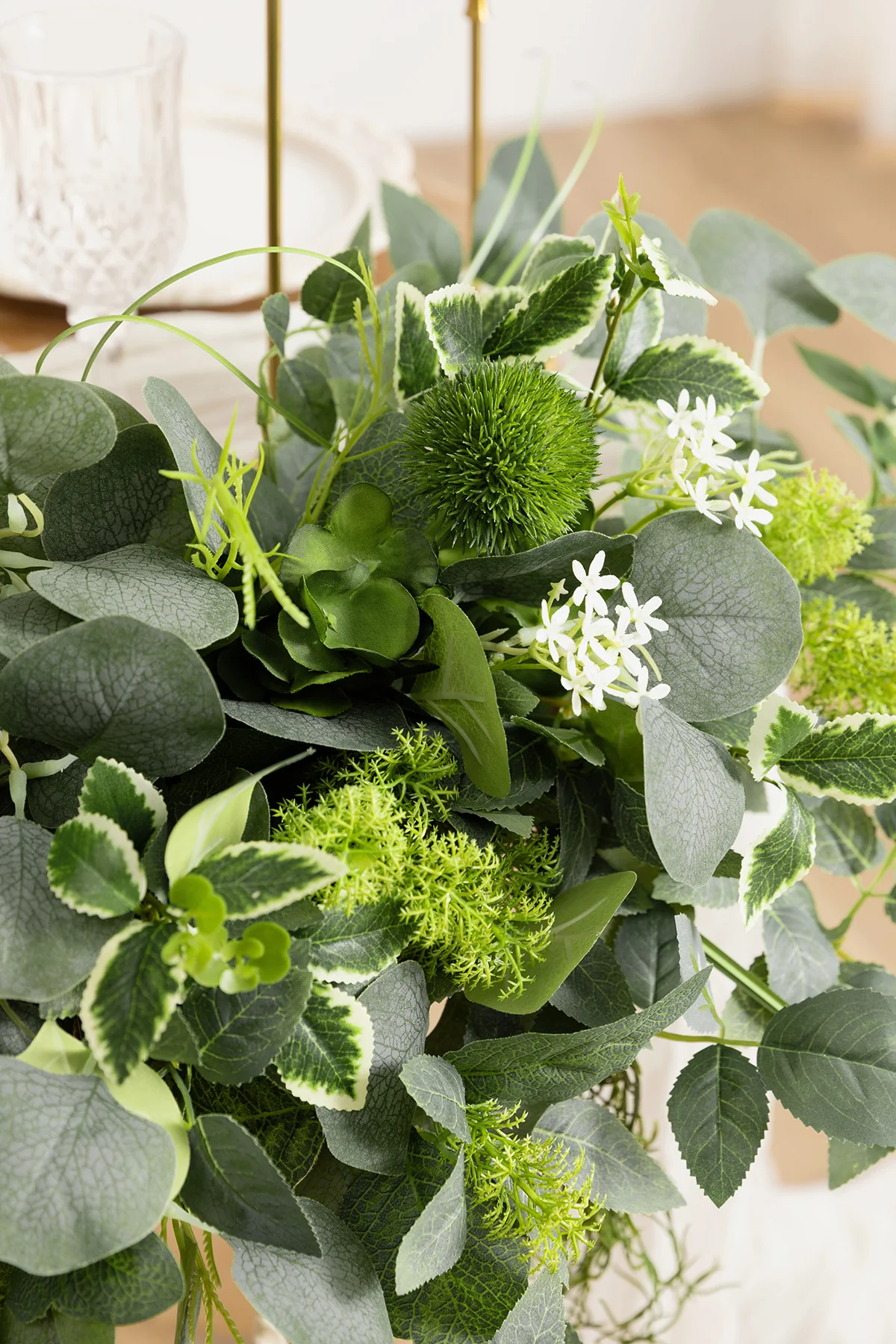 Sweetheart Table Floral Swags in Sage & Green - Image 3