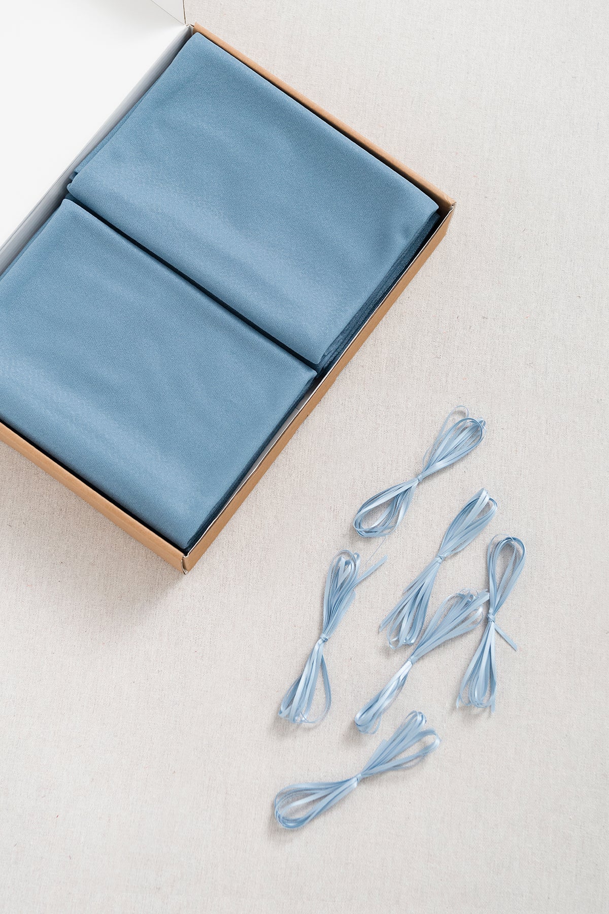 Table Linens in Dusty Blue - Image 14