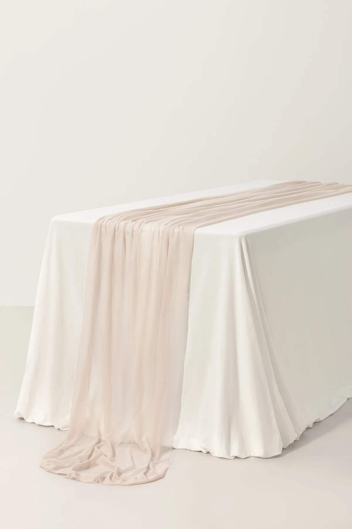 Table Linens in Blush & Cream