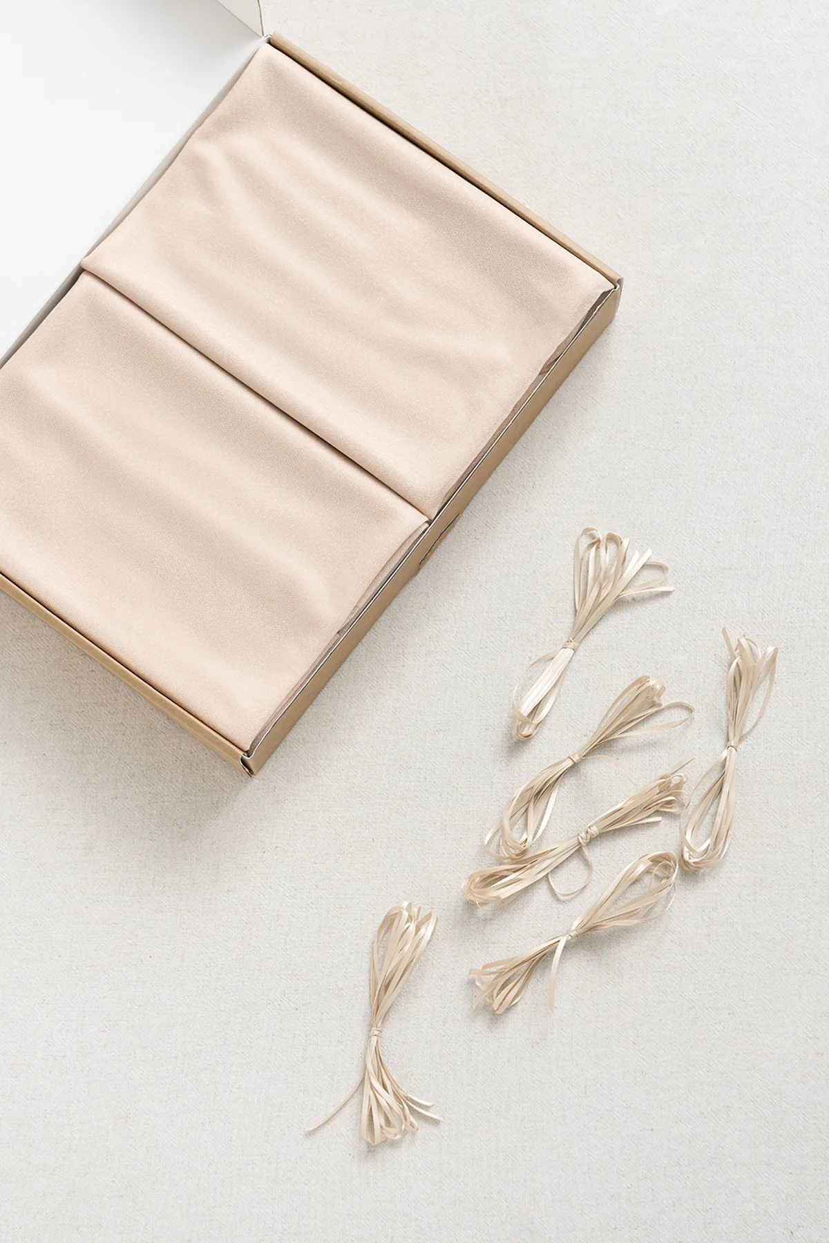 Table Linens in Blush & Cream - Image 14