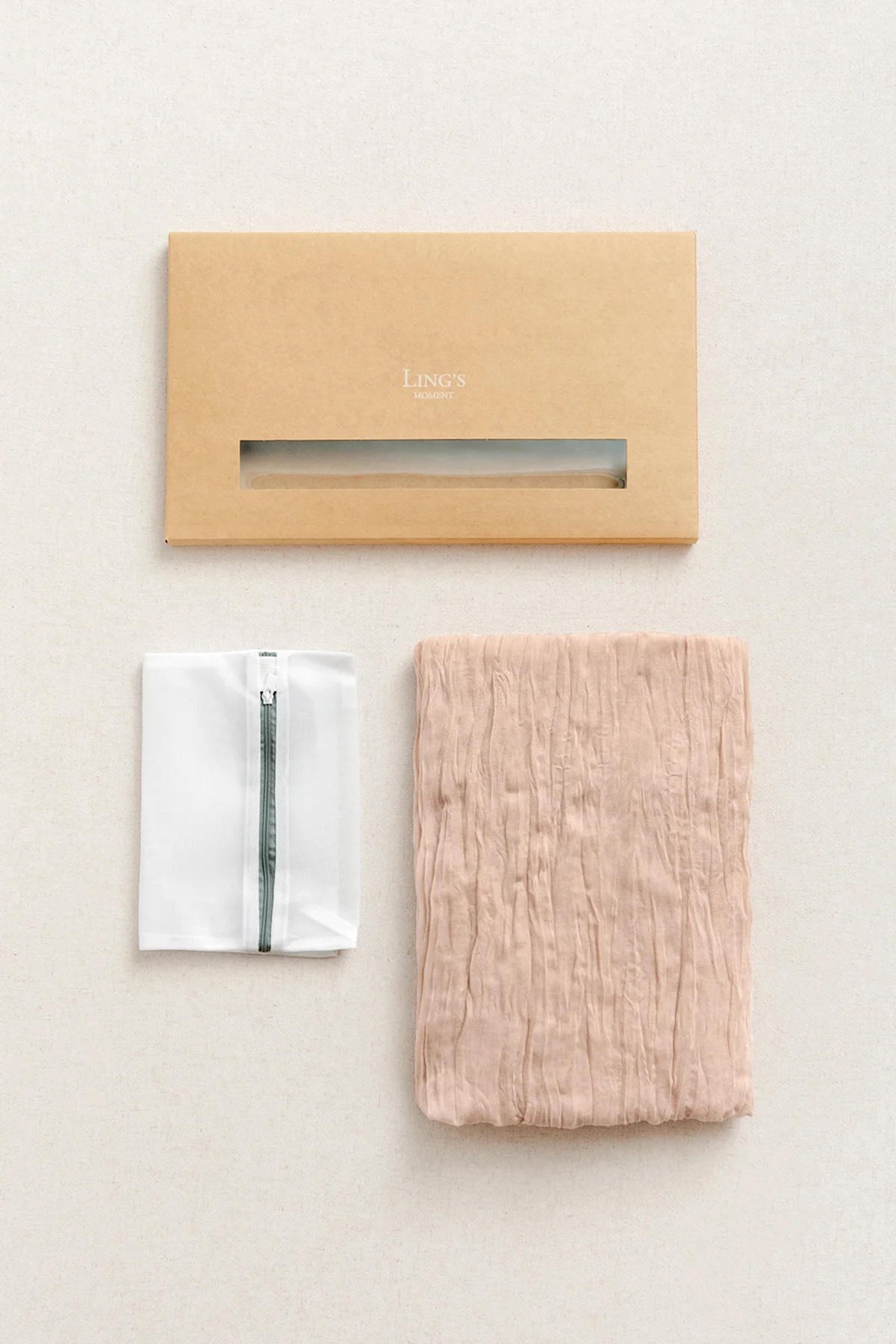 Table Linens in Blush & Cream - Image 24