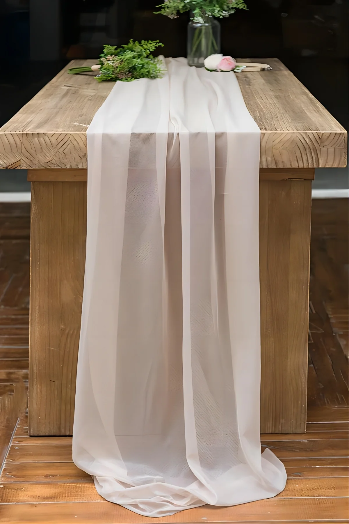 Table Linens in Blush & Cream - Image 10