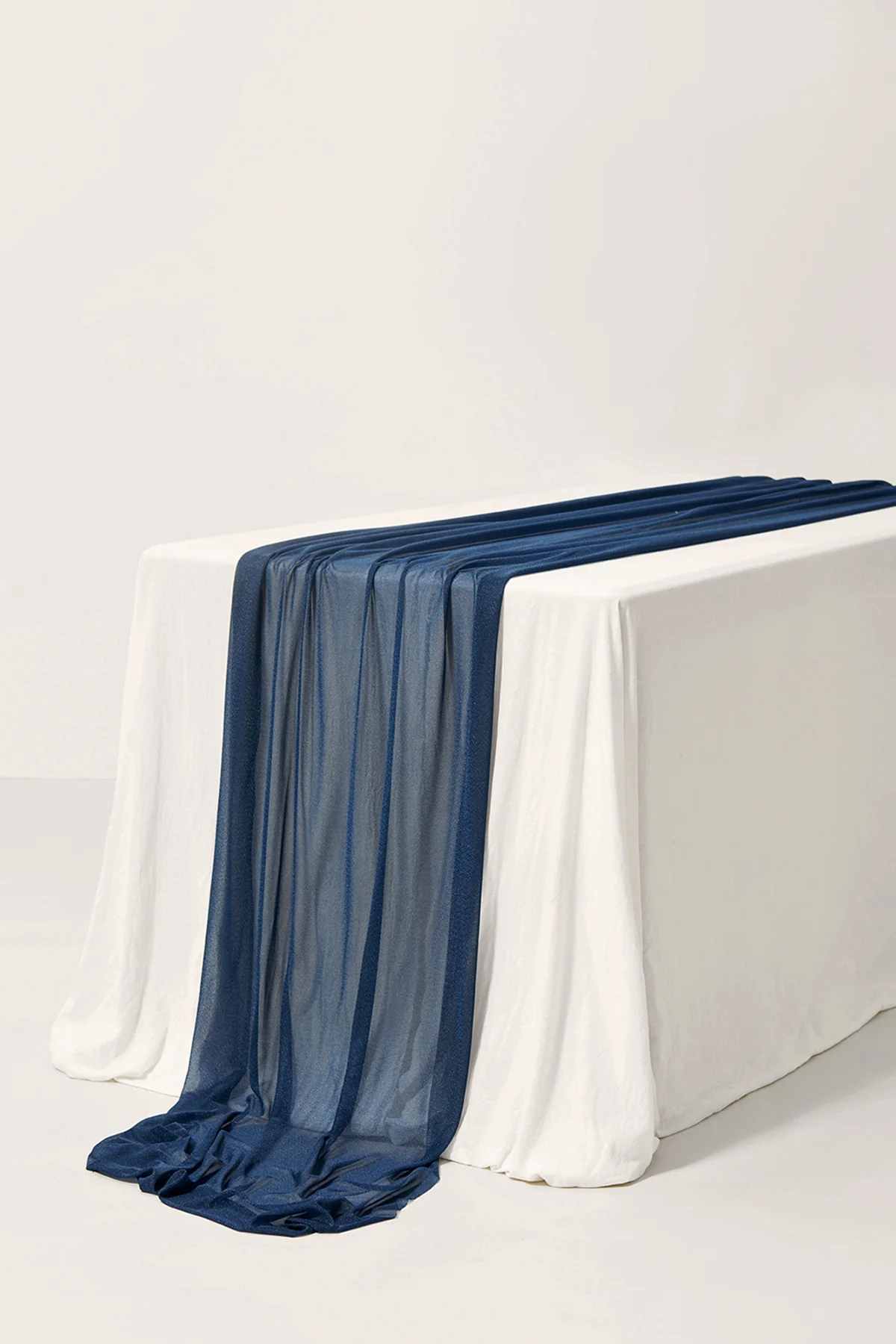Table Runners in Burgundy & Navy (29" w x 14ft) - Image 3