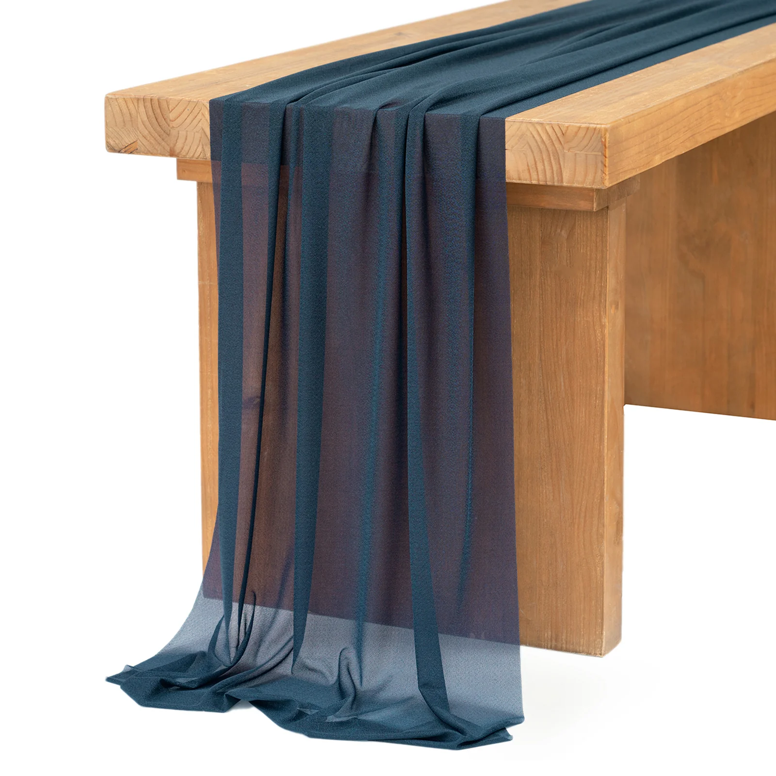 Table Runners in Burgundy & Navy (29" w x 14ft) - Image 4