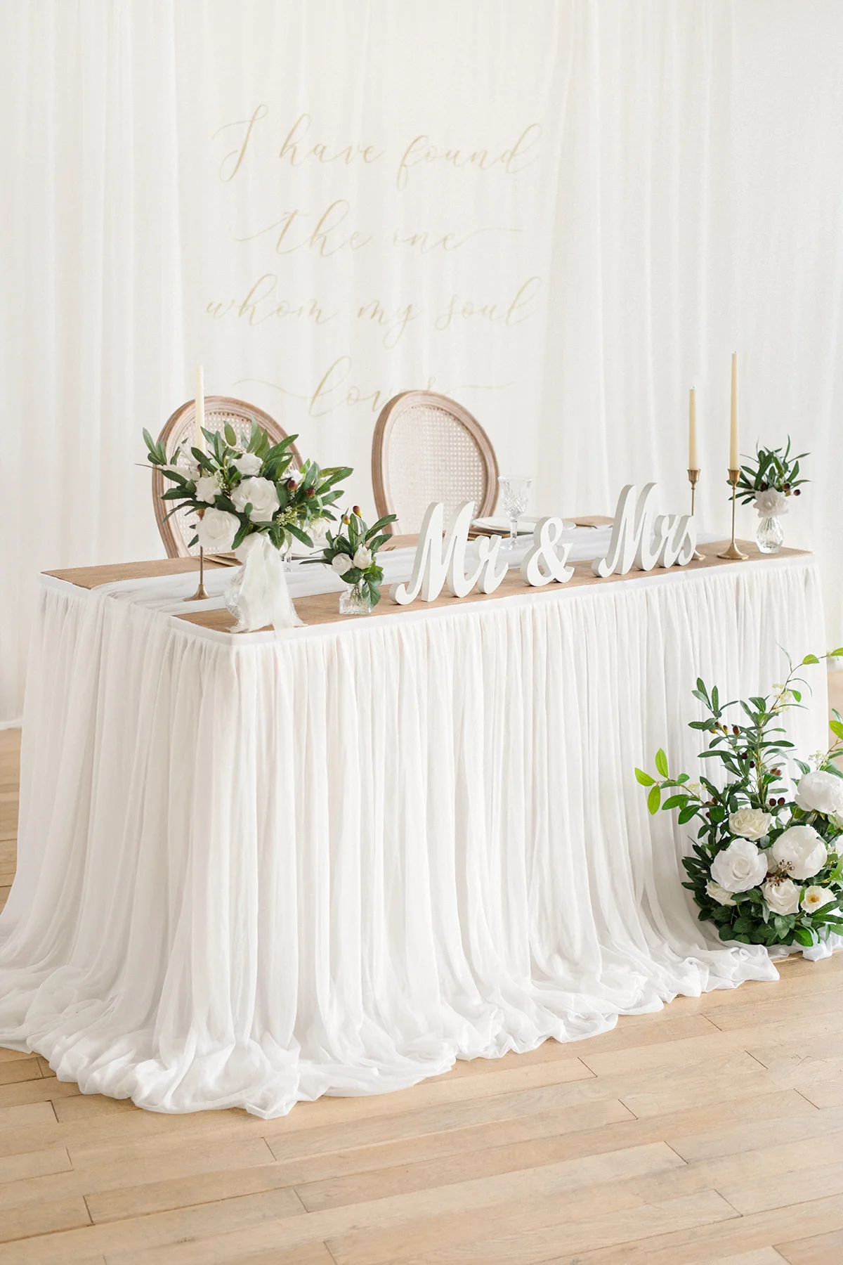 Table Skirt for Head Table/Sweetheart Table - Image 13