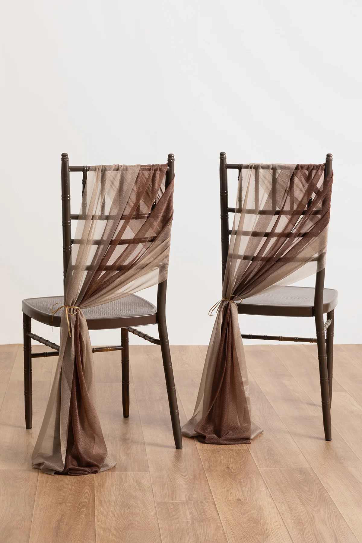 Wedding Aisle Chair Decoration in Organic Sand Beige Elegance | Clearance