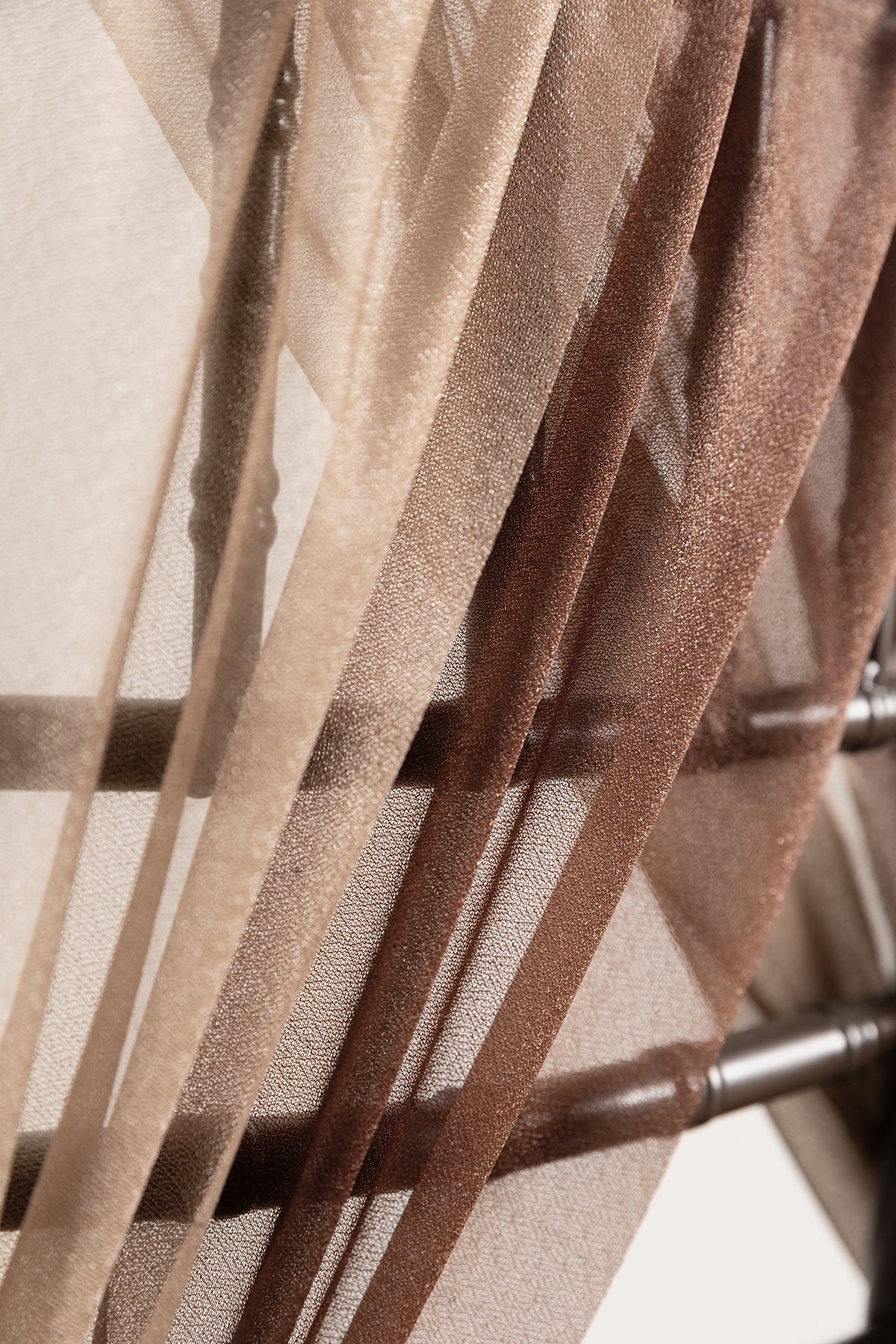 Wedding Aisle Chair Decoration in Organic Sand Beige Elegance | Clearance - Image 2