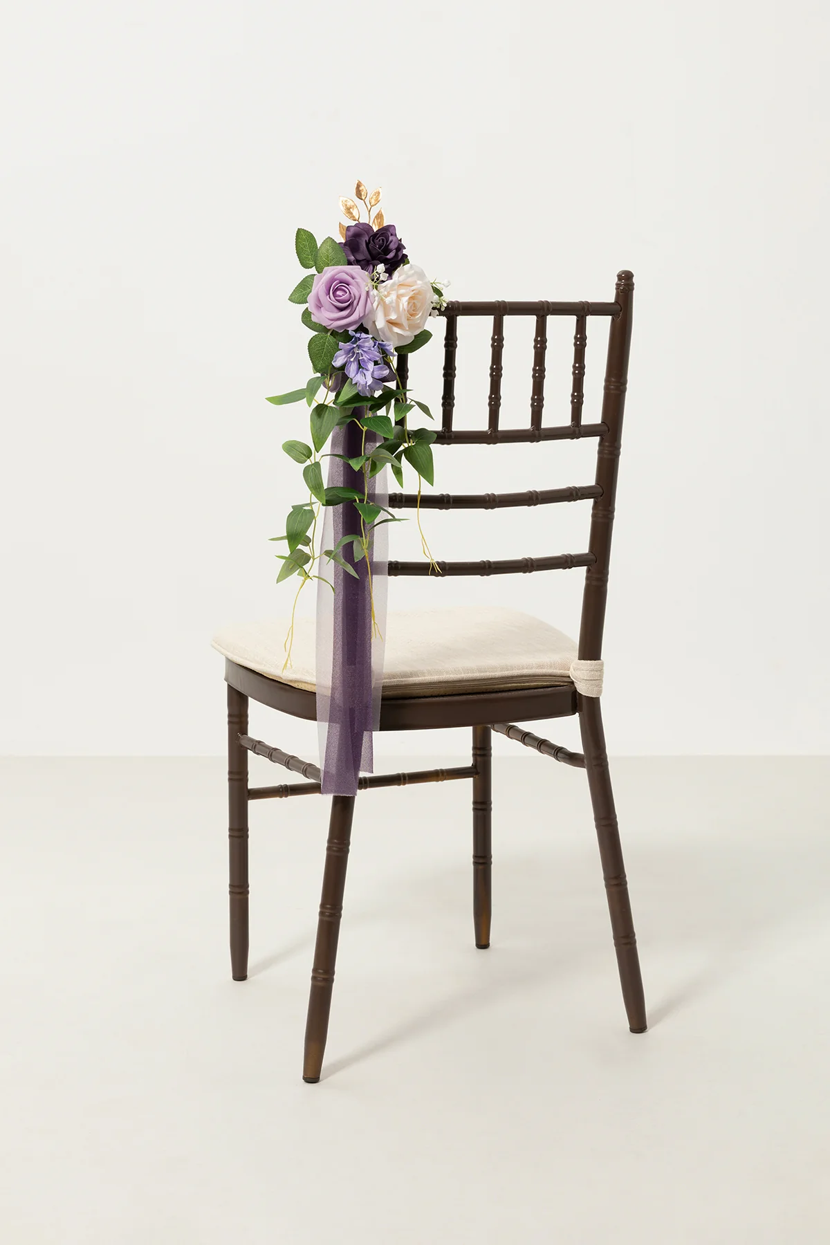 Wedding Aisle Decoration Pew Flowers in Lilac & Cream | Clearance