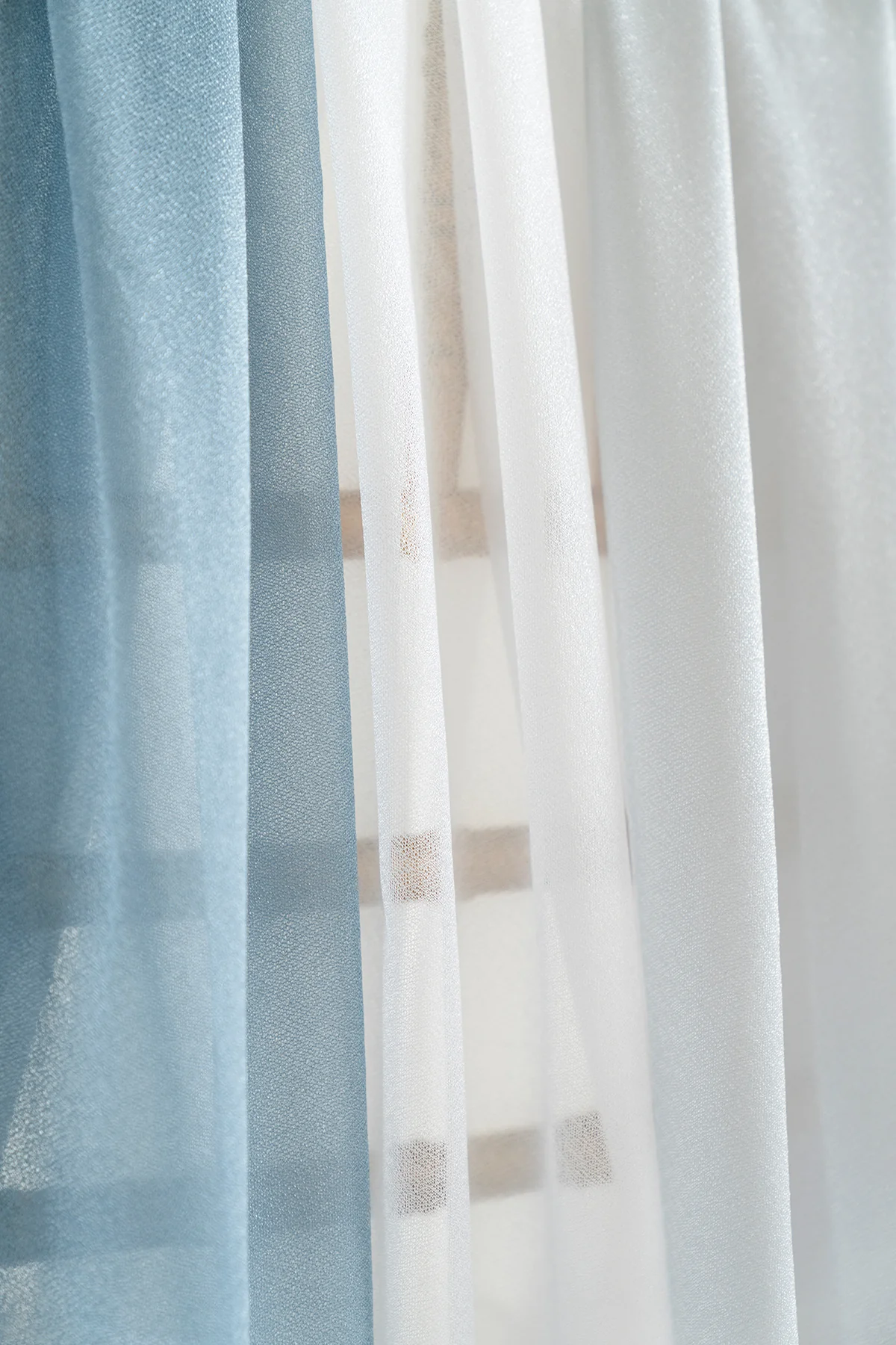 Wedding Arch Drapes in Dusty Rose & Navy - Image 8