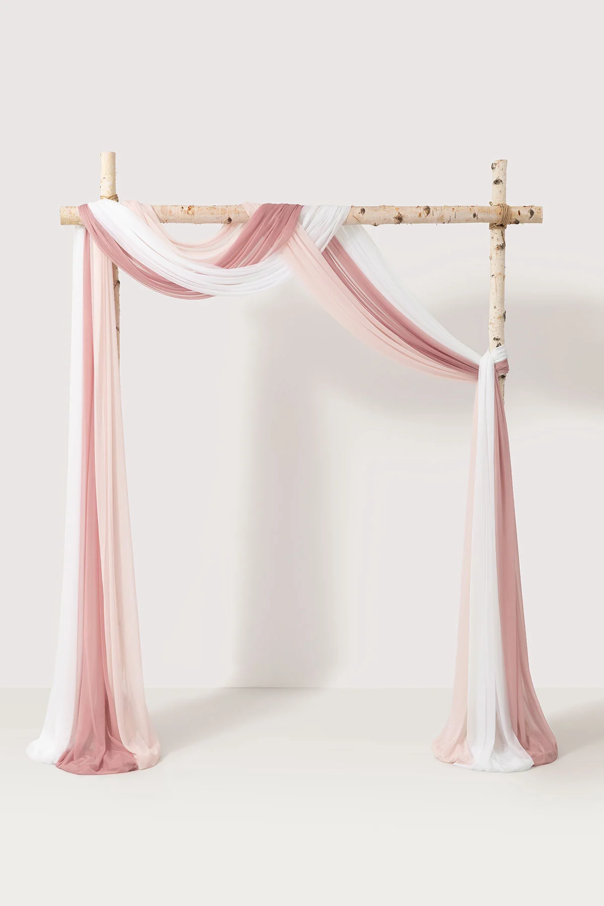 Wedding Arch Drapes in Gentle Blush - Image 3
