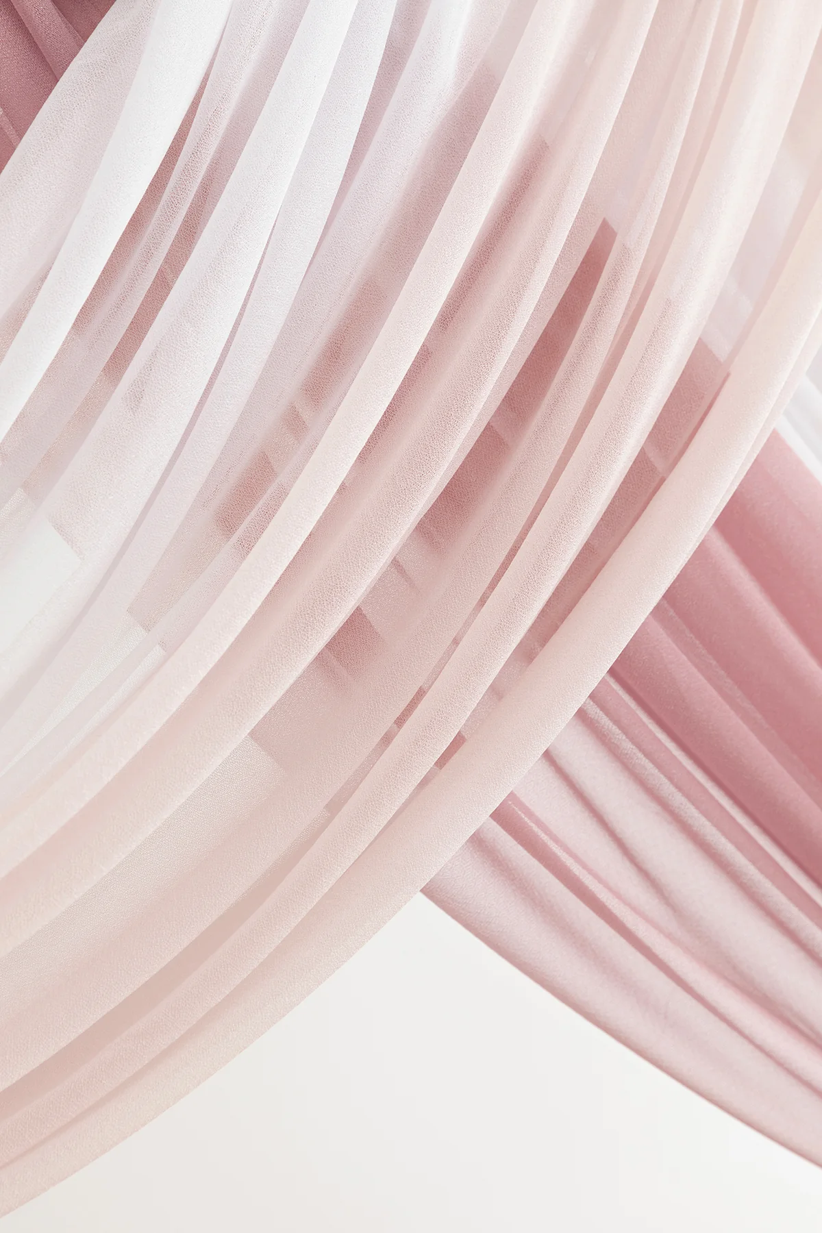 Wedding Arch Drapes in Gentle Blush - Image 5