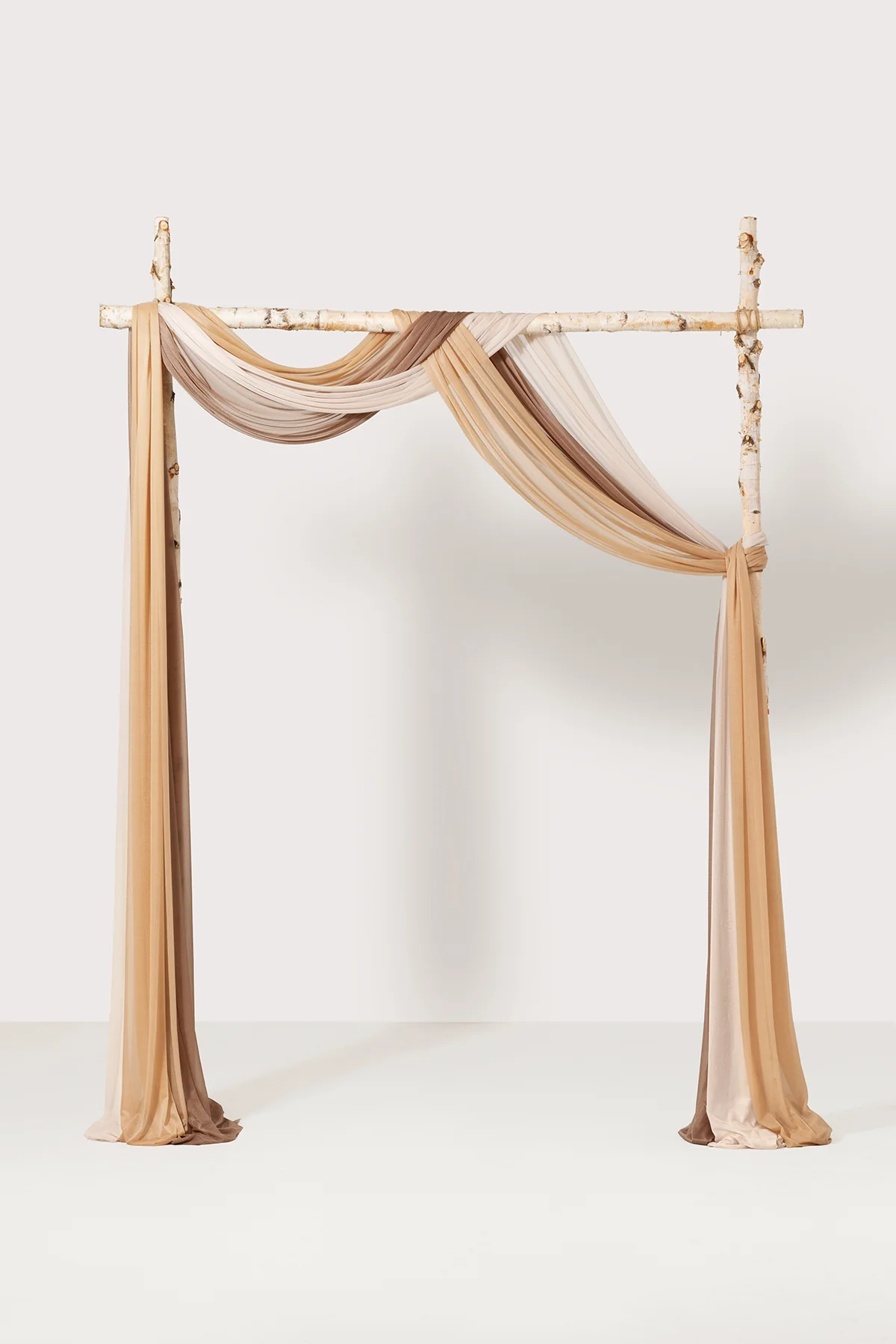 Sheer Wedding Arch Draping 30" w x 20ft - Ombre Colors - Image 15