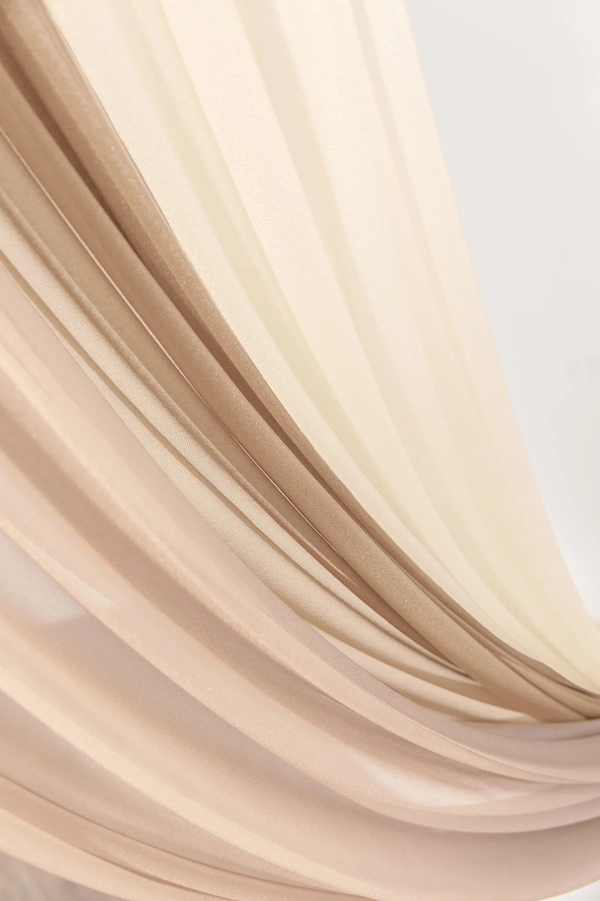 Sheer Wedding Arch Draping 30" w x 20ft - Ombre Colors - Image 20