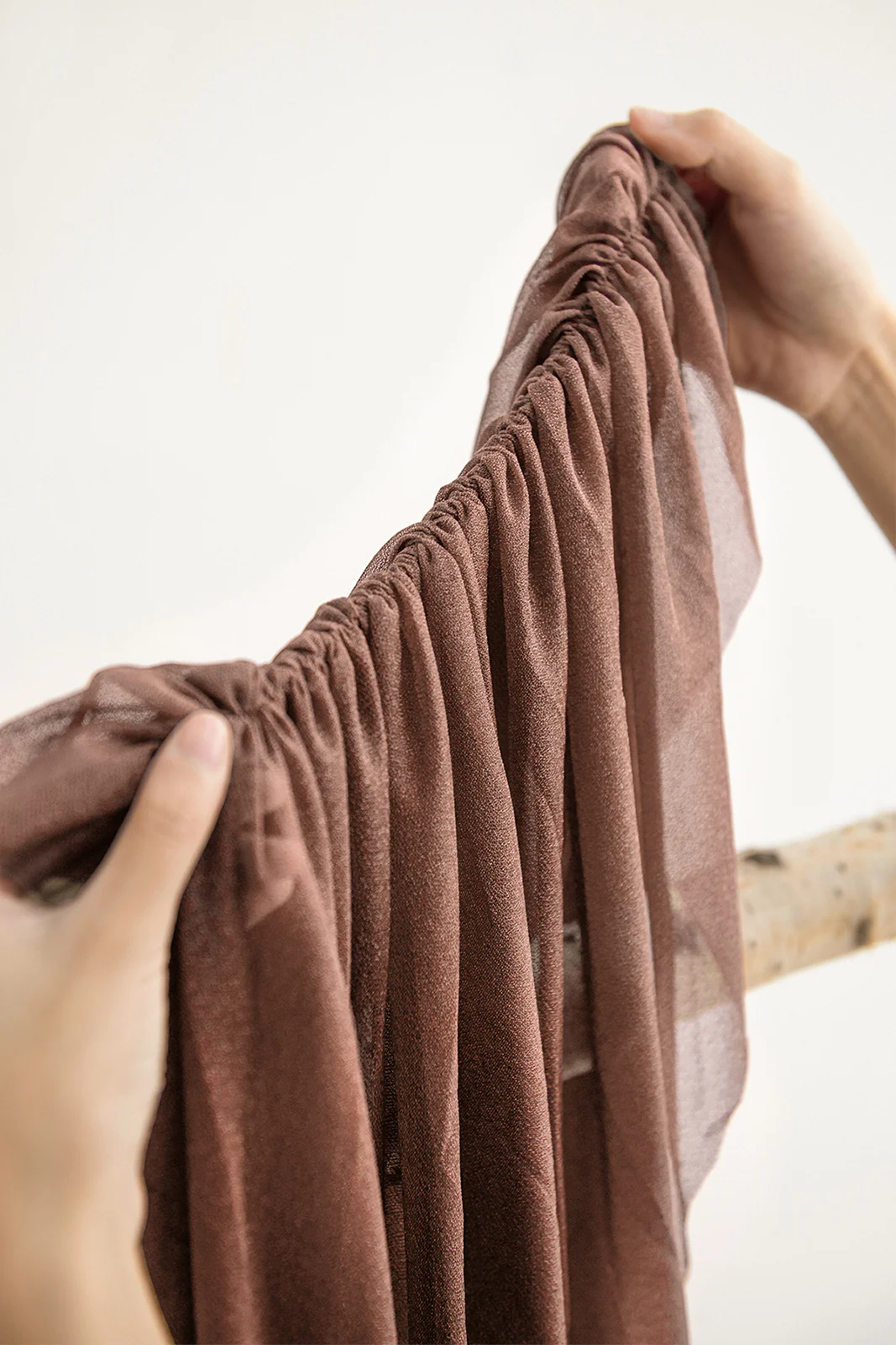 Wedding Arch Drapes in Rust & Sepia | Clearance - Image 3