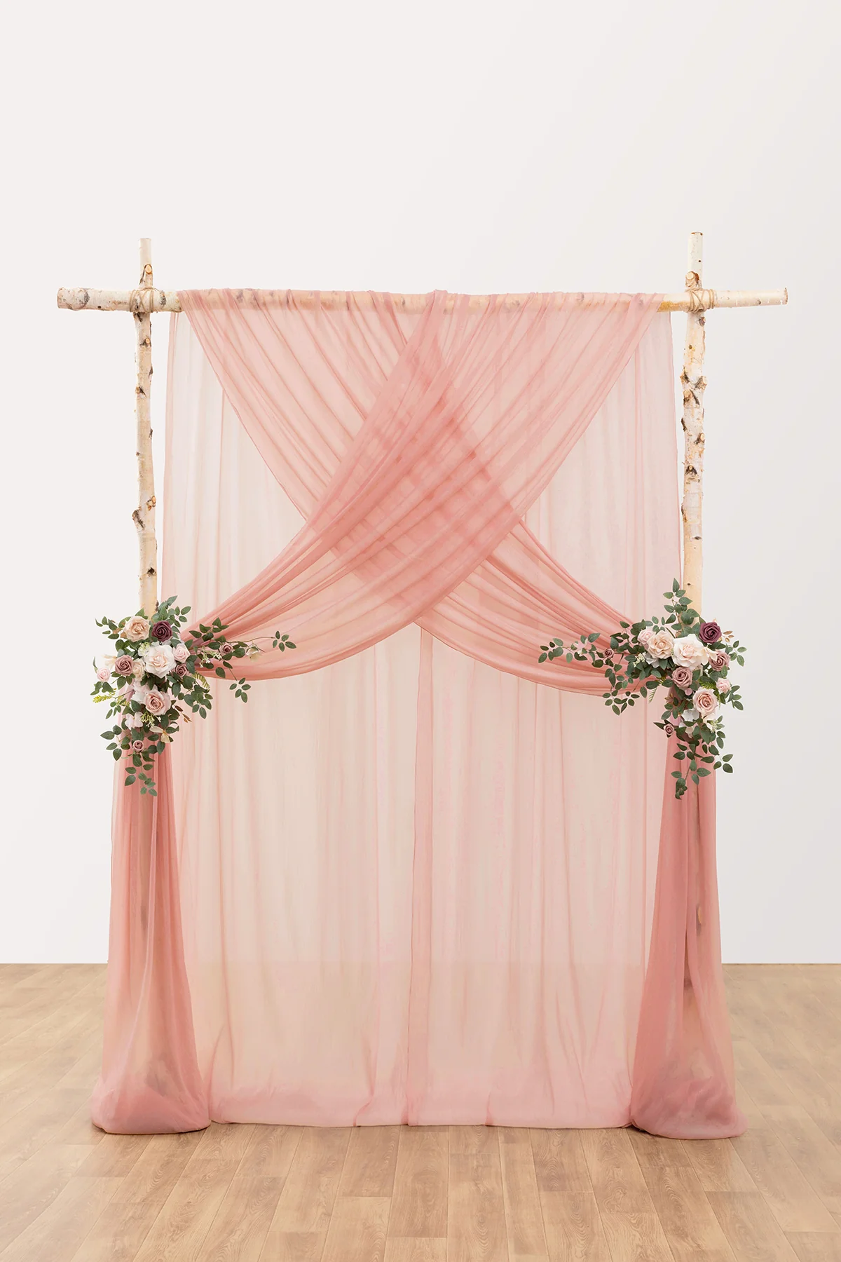 Wedding Backdrop Curtains in Red Clay | Clearance - Image 2