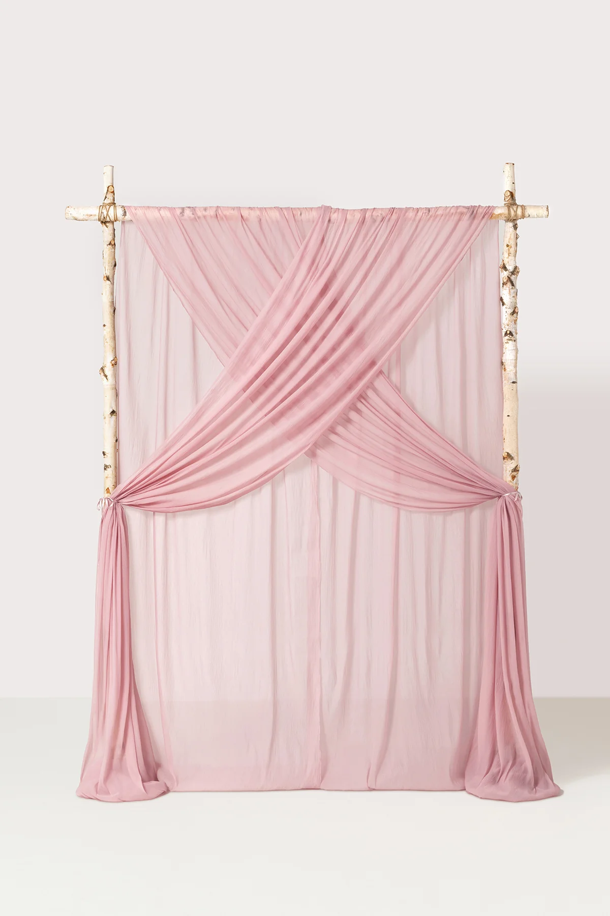 Wedding Backdrop Curtains in Dusty Rose | Clearance