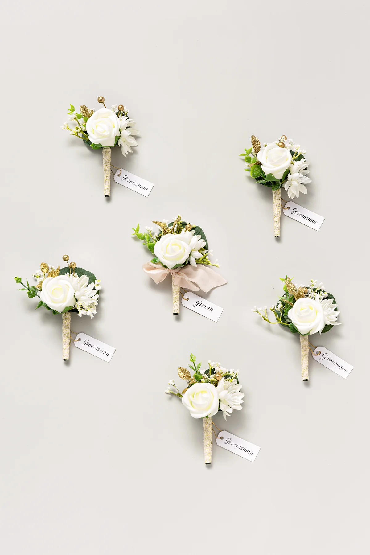 Boutonnieres in Ivory - Image 10