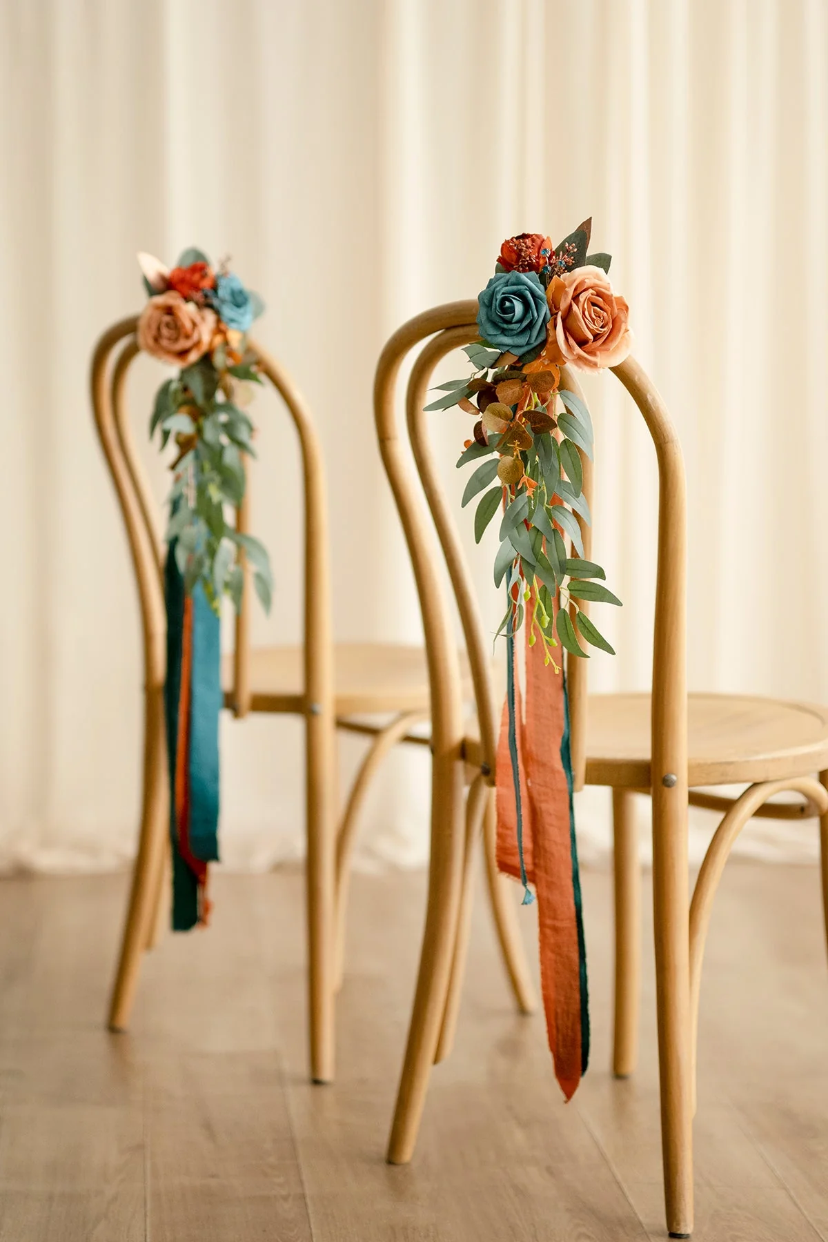 Wedding Flower Packages in Dark Teal & Burnt Orange - Image 23