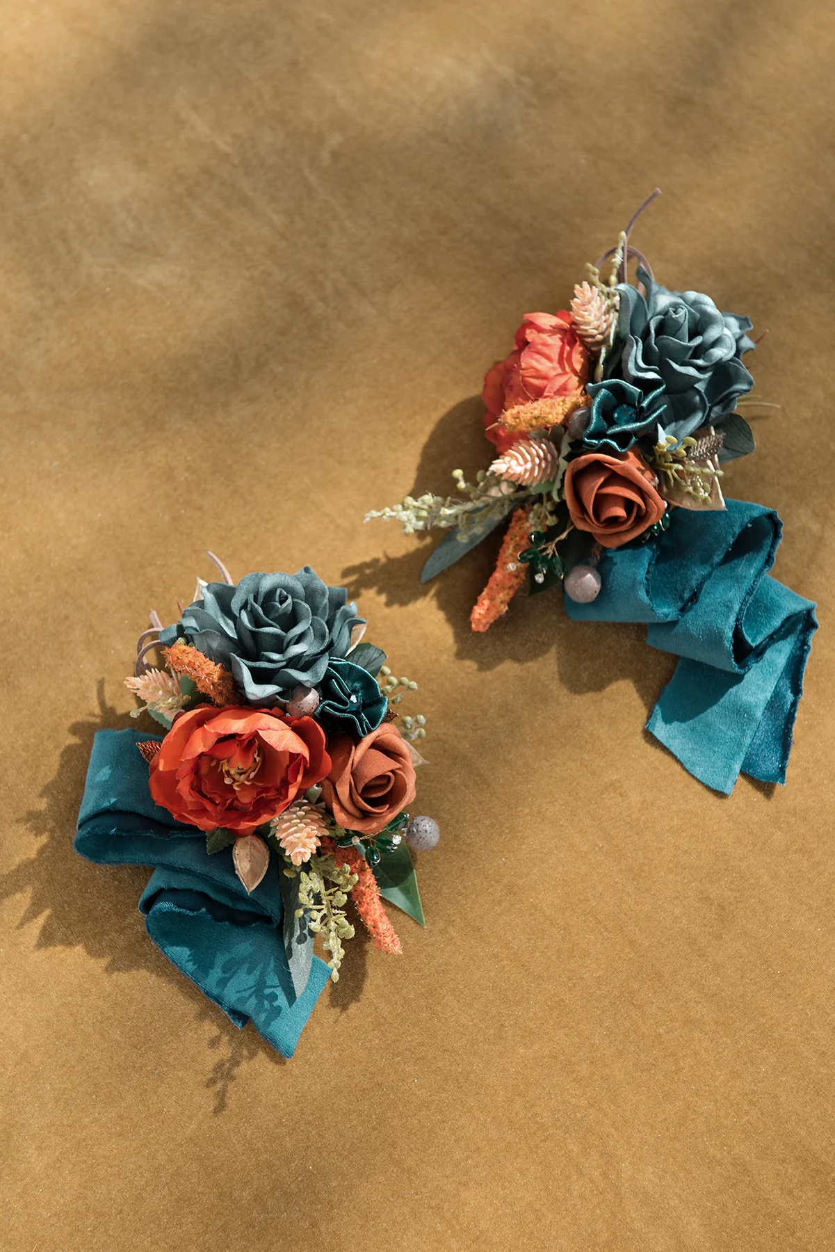 Wedding Flower Packages in Dark Teal & Burnt Orange - Image 6