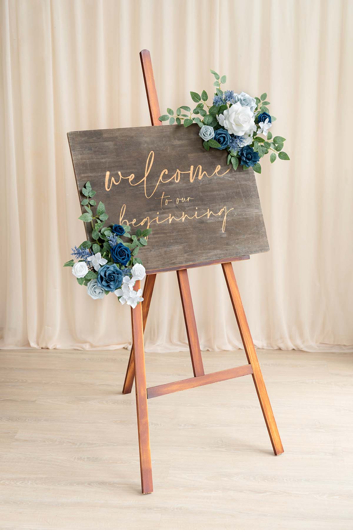 Wedding Flower Packages in Dusty Blue & Navy - Image 14