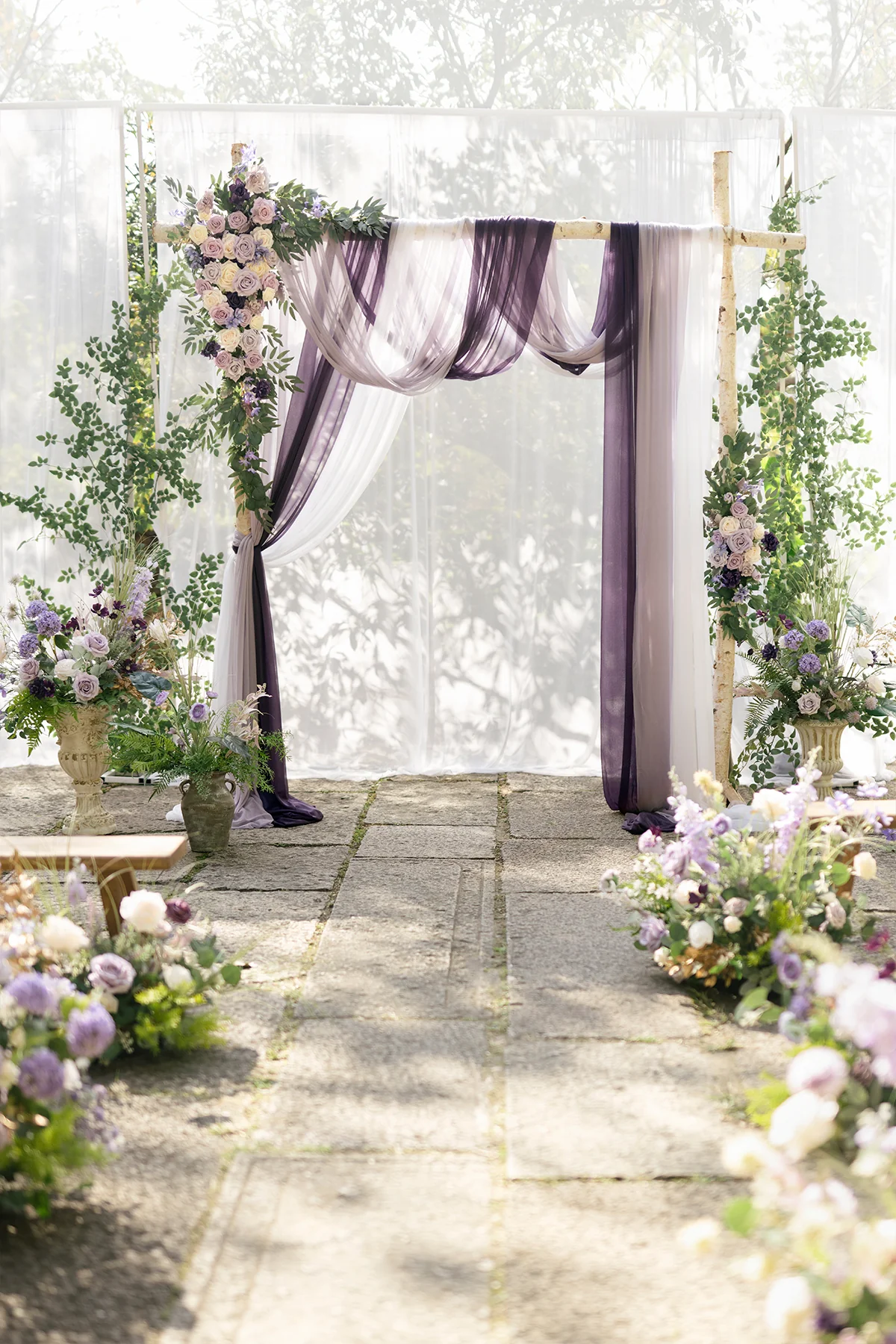 Wedding Flower Packages in Lilac & Gold - Image 10