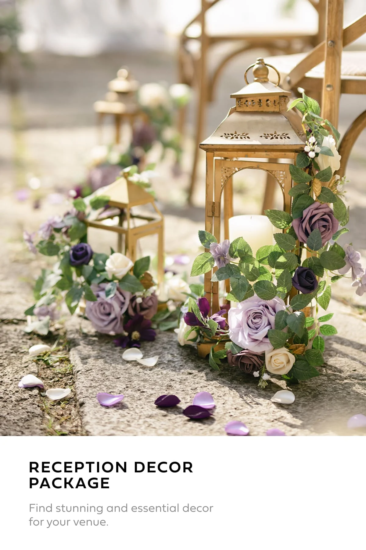 Wedding Flower Packages in Lilac & Gold - Image 11