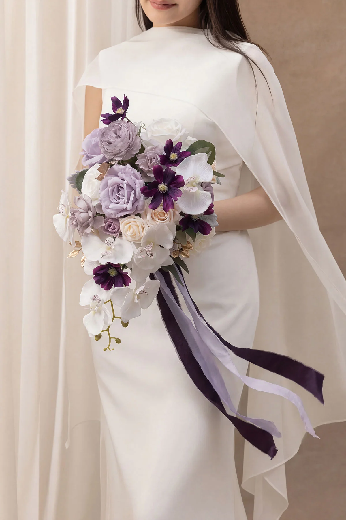 Wedding Flower Packages in Lilac & Gold - Image 15