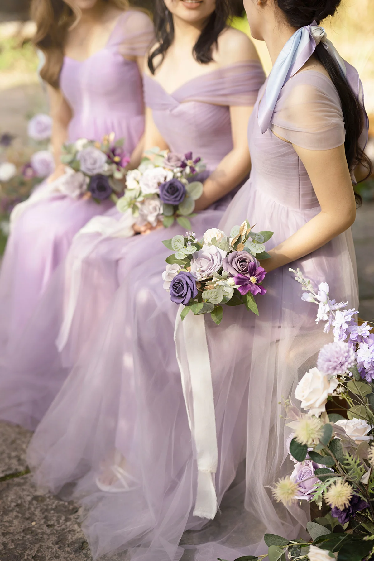 Wedding Flower Packages in Lilac & Gold - Image 4