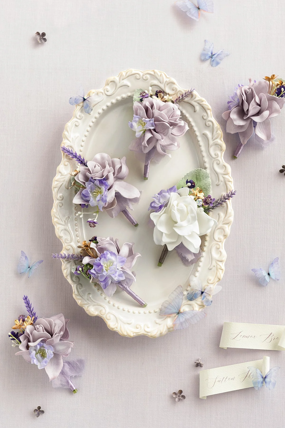 Wedding Flower Packages in Lilac & Gold - Image 5
