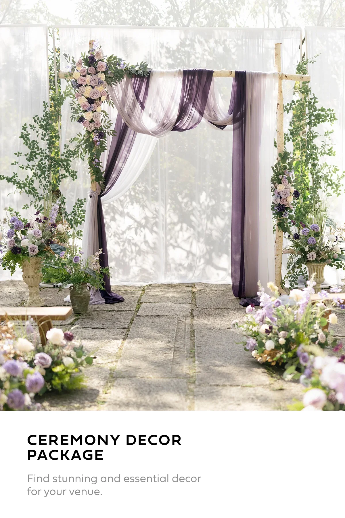 Wedding Flower Packages in Lilac & Gold - Image 7