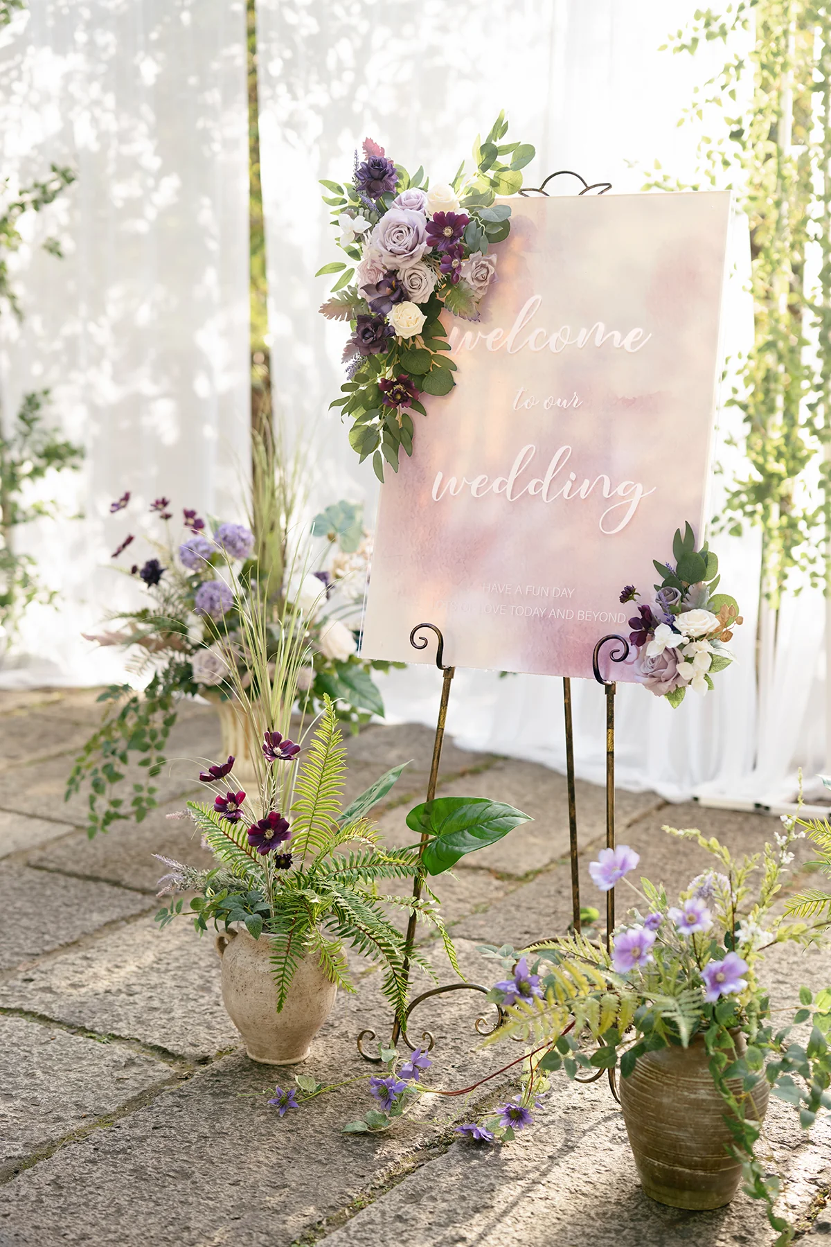 Wedding Flower Packages in Lilac & Gold - Image 9
