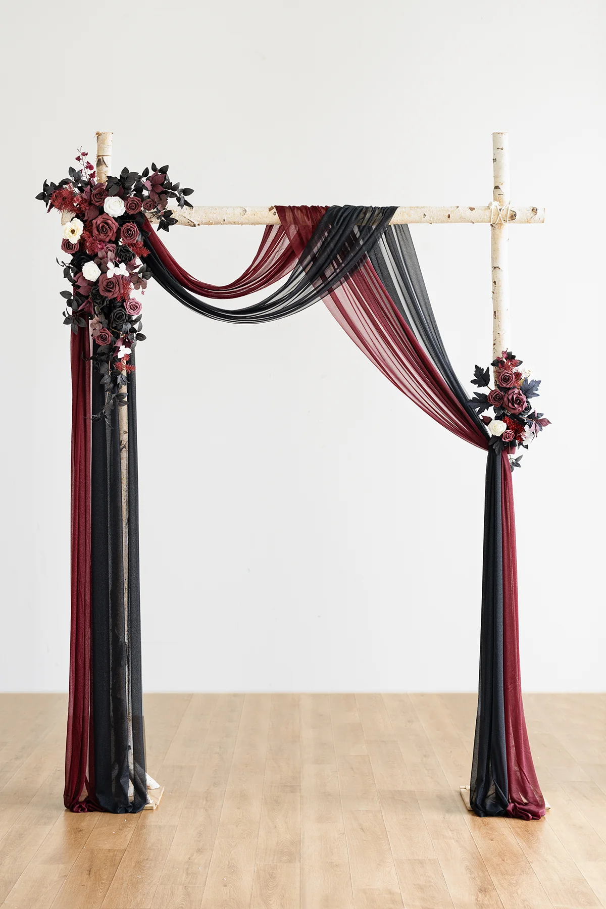 Wedding Flower Packages in Moody Burgundy & Black - Image 14