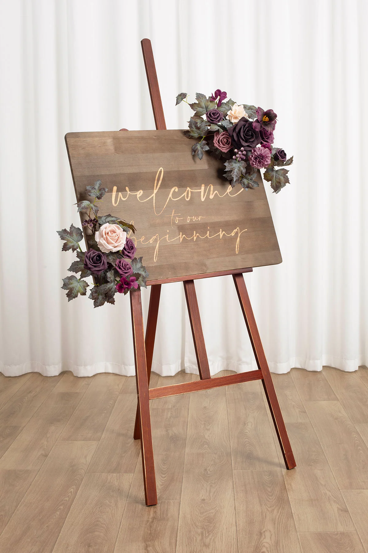Wedding Flower Packages in Plum Velvet Wedding - Image 9