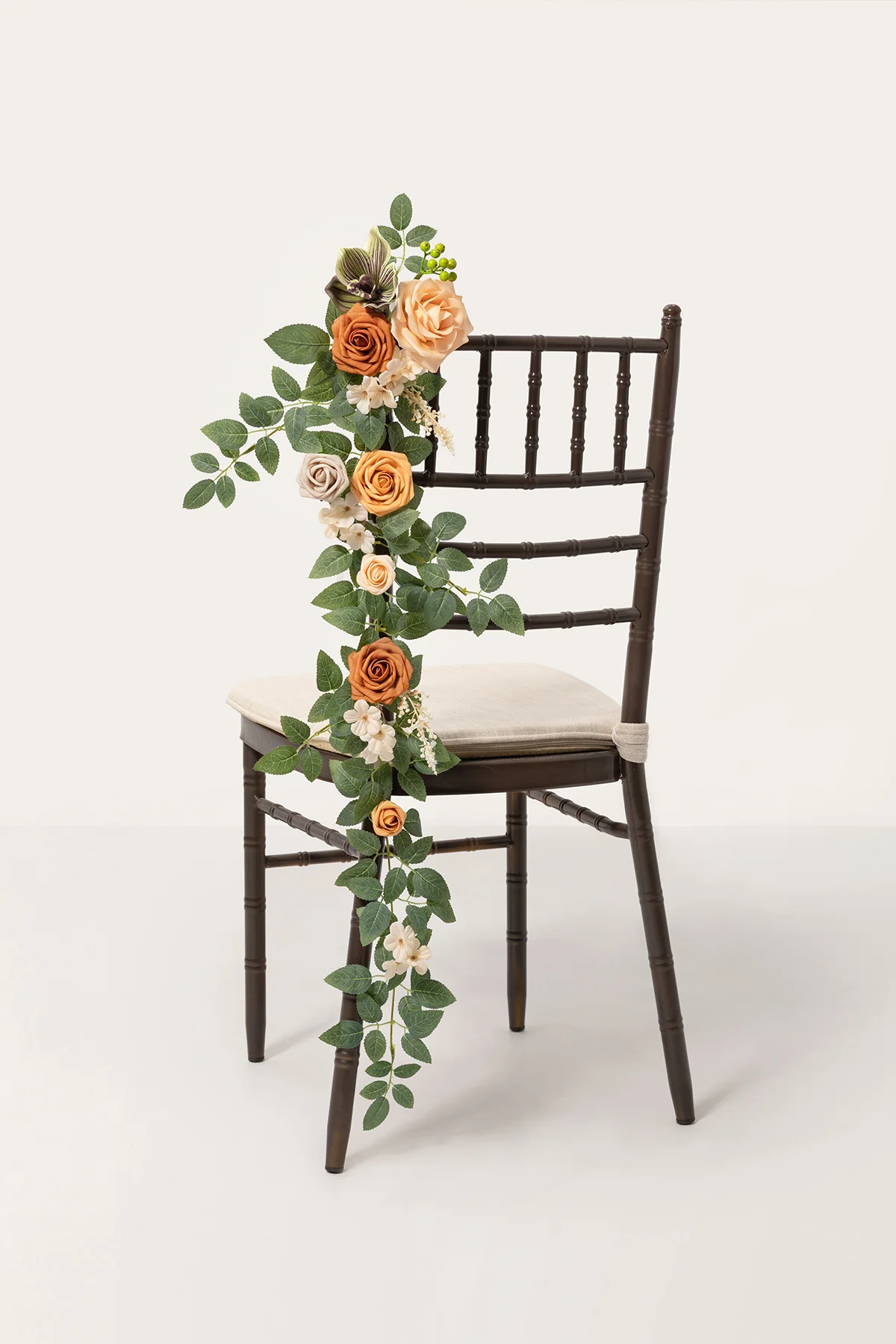 Wedding Hanging Chair Back Decoration in Apricot & Cream | Clearance