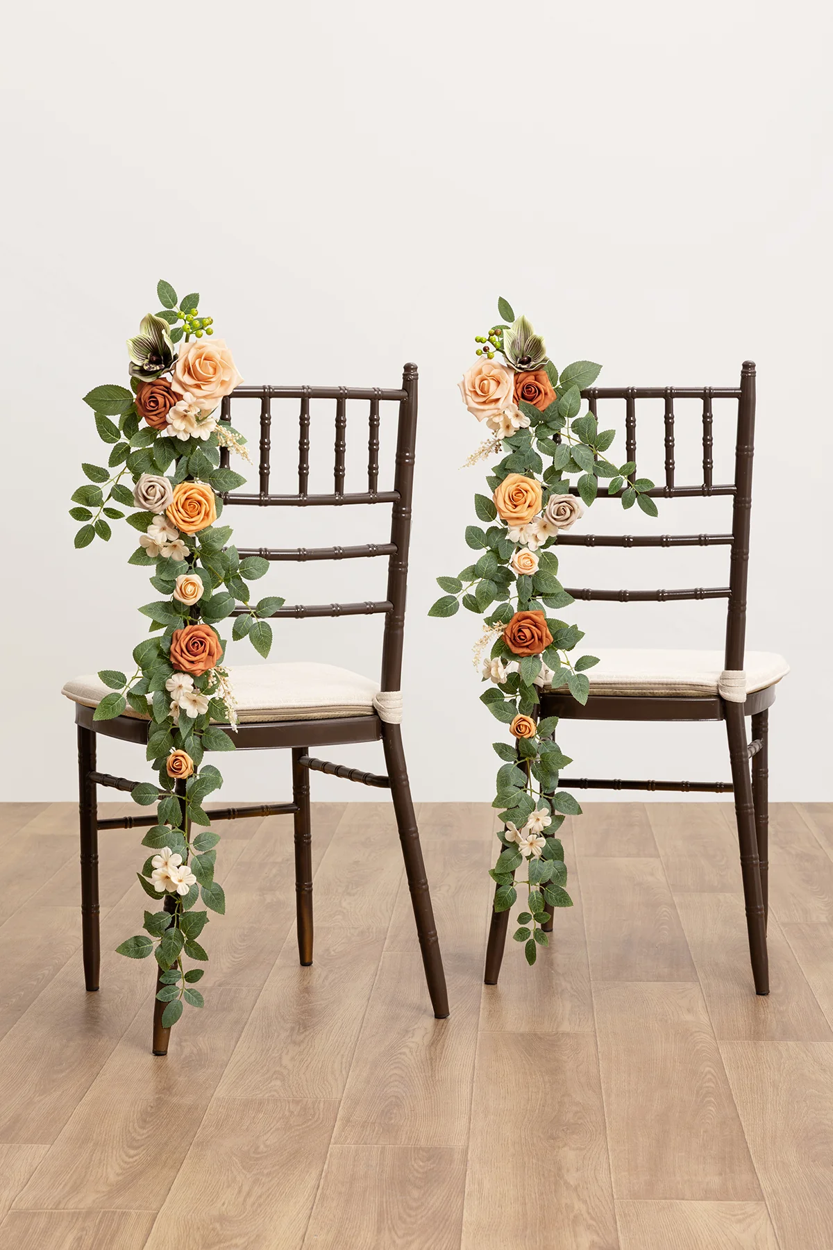 Wedding Hanging Chair Back Decoration in Apricot & Cream | Clearance - Image 2