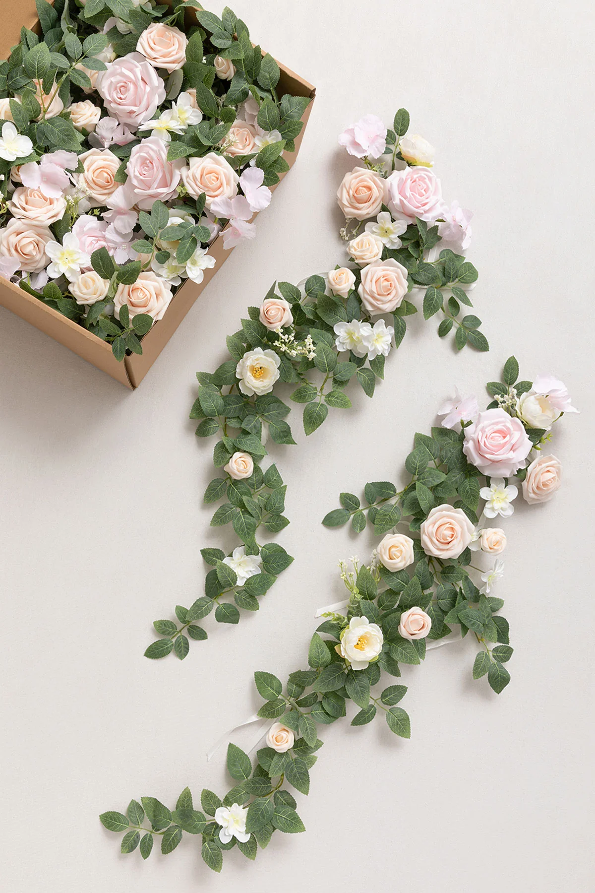 Wedding Hanging Chair Back Decoration in Blush & Cream - Image 4