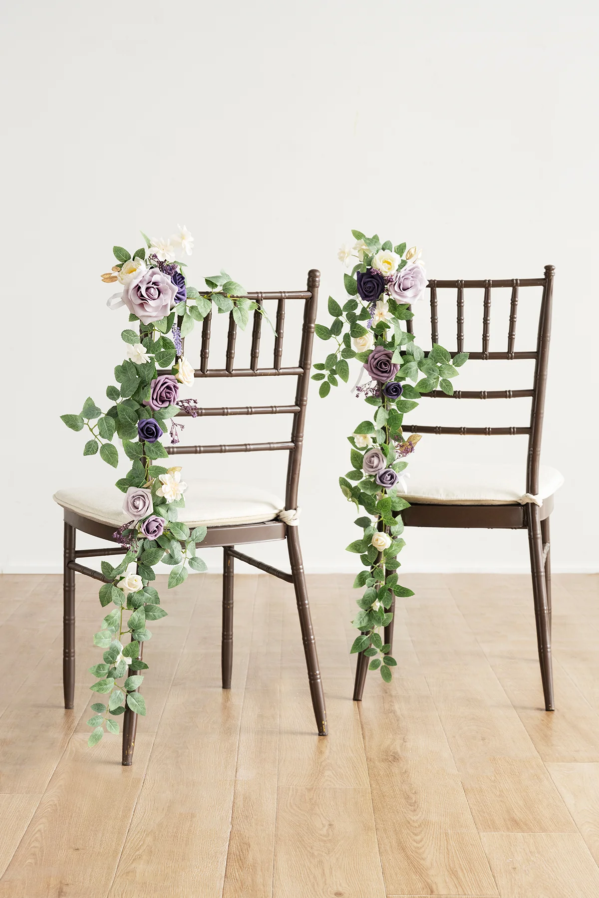 Wedding Hanging Chair Back Decoration in Lilac & Gold