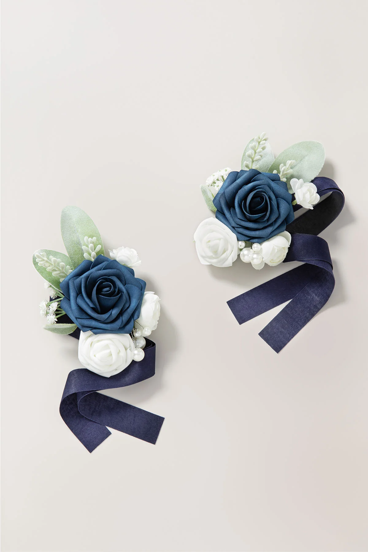 Wrist Corsages in Noble Navy Blue | Clearance