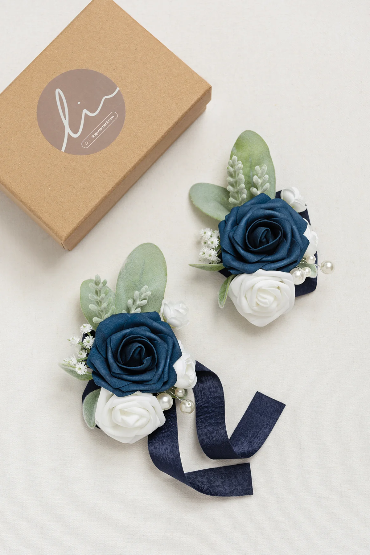 Wrist Corsages in Noble Navy Blue | Clearance - Image 5