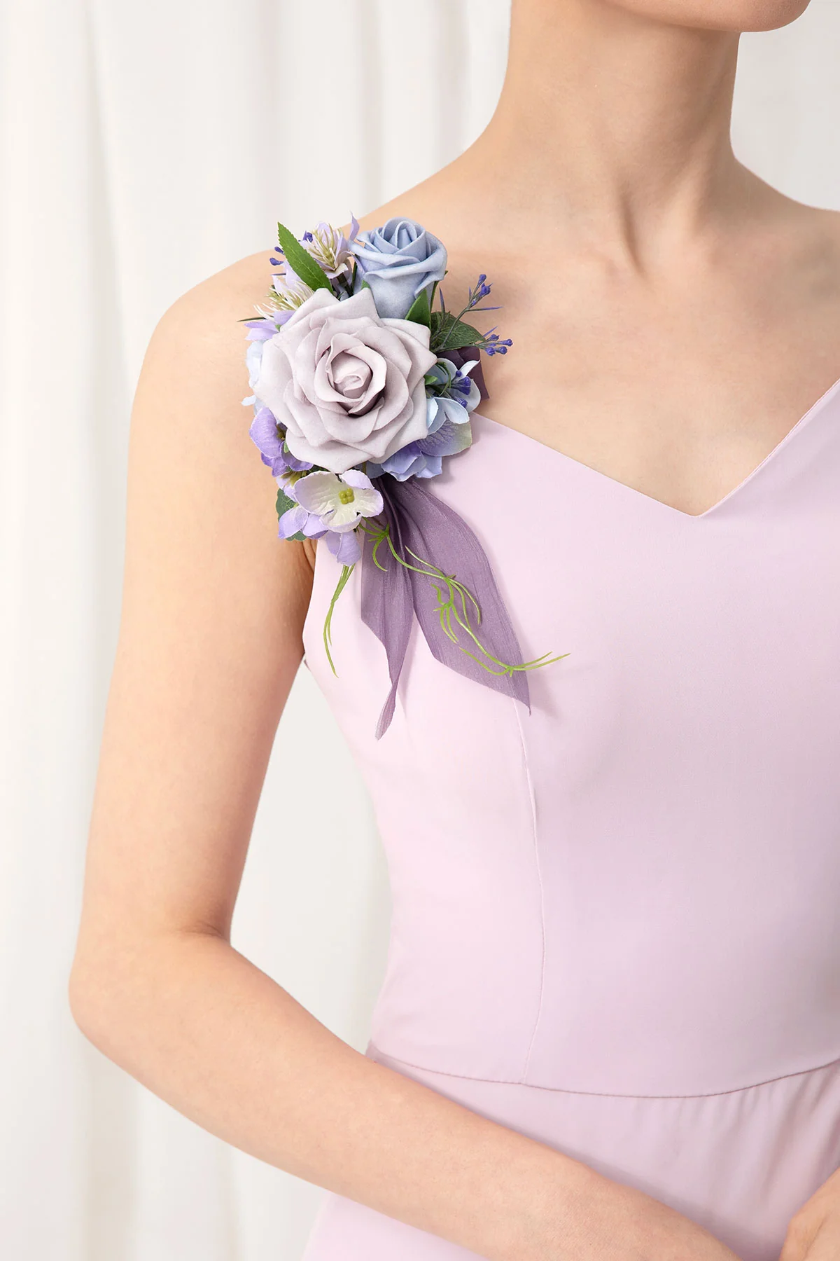 Wrist Corsages & Shoulder Corsages in Ethereal Purple Dream - Image 2